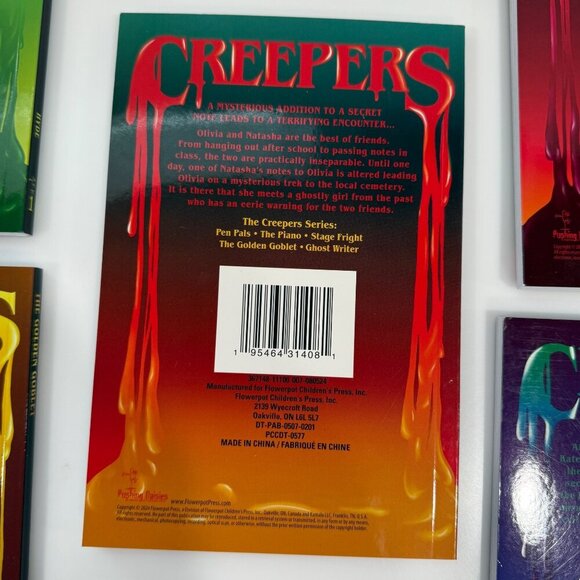 Creepers Books 1 thru 5 Horror Series for Kids Paperback Books Edgar J Hyde NEW - Picture 10 of 14